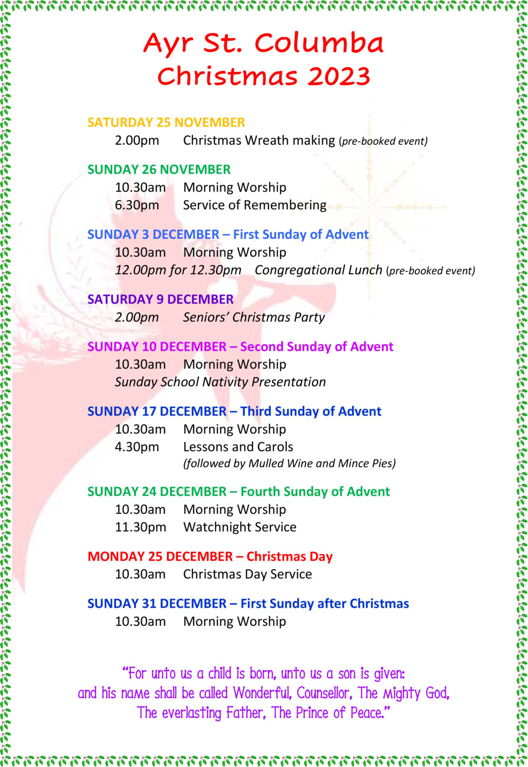 Ayr St Columba Church Church of Scotland