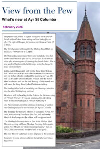 View fom the Pew - February 2026