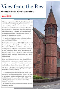 View fom the Pew - March 2026