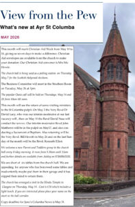 View fom the Pew - May 2026