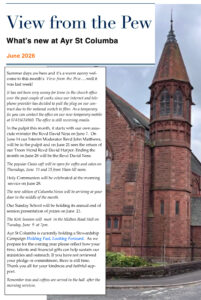 View fom the Pew - June 2026